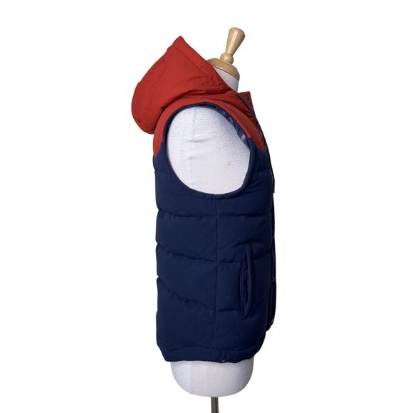 PATAGONIA Bivy Hooded Vest Orange Blue Style 27746 SMALL - Picture 5 of 9